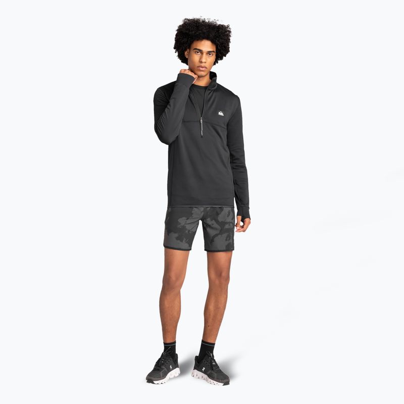 Vyriškas snieglenčių džemperis Quiksilver Steep Point Half Zip Fleece true black 2