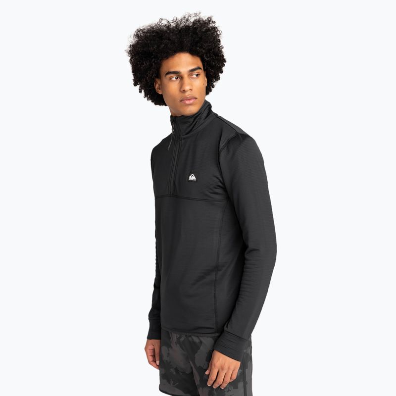 Vyriškas snieglenčių džemperis Quiksilver Steep Point Half Zip Fleece true black 4