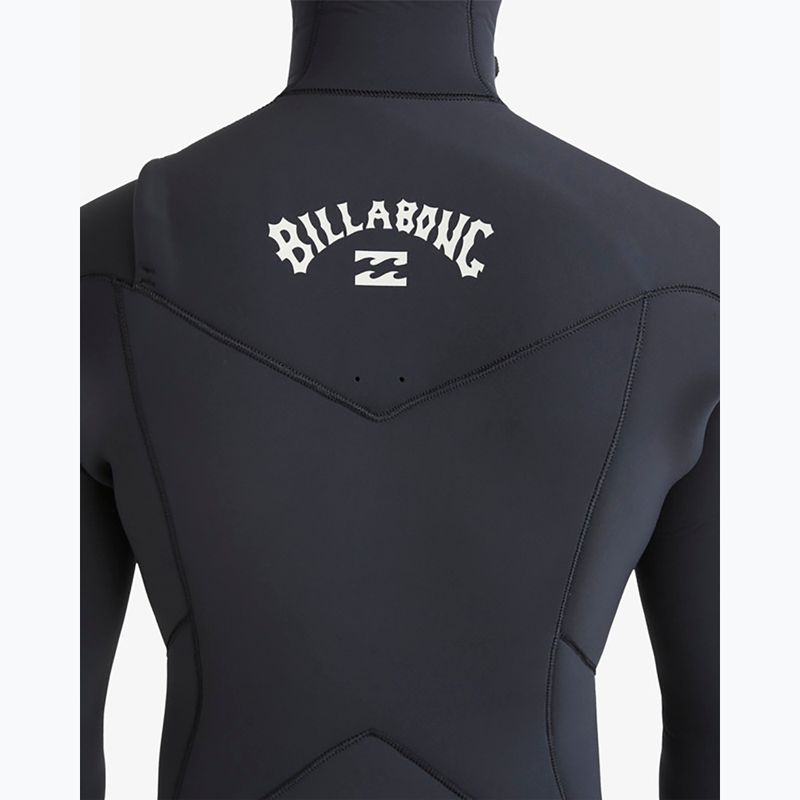 Vyriškas plaukimo kostiumas Billabong 5/4 mm Absolute Natural Chest Zip Hooded black 7