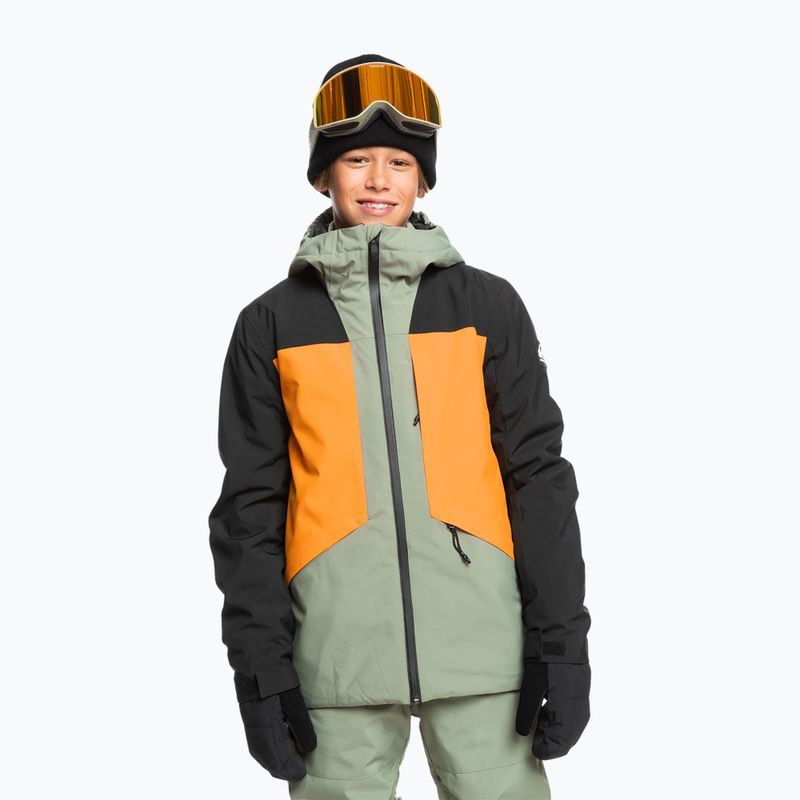 Vaikiška snieglenčių striukė Quiksilver Ambition sea spray