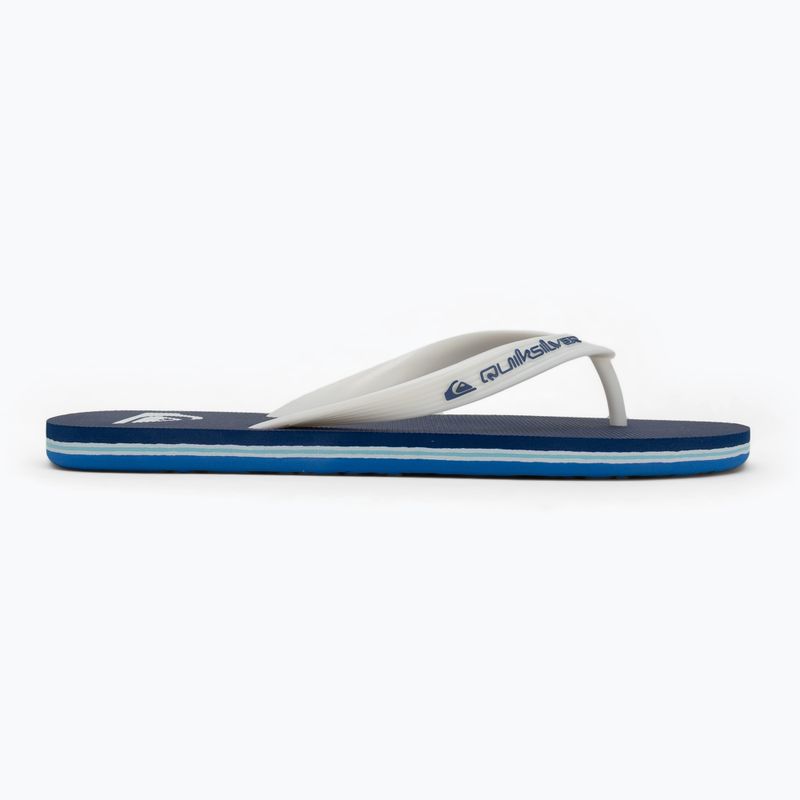 Vyriškos šlepetės per pirštą Quiksilver Molokai indigo 2