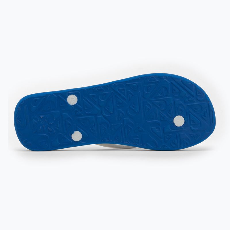 Vyriškos šlepetės per pirštą Quiksilver Molokai indigo 4