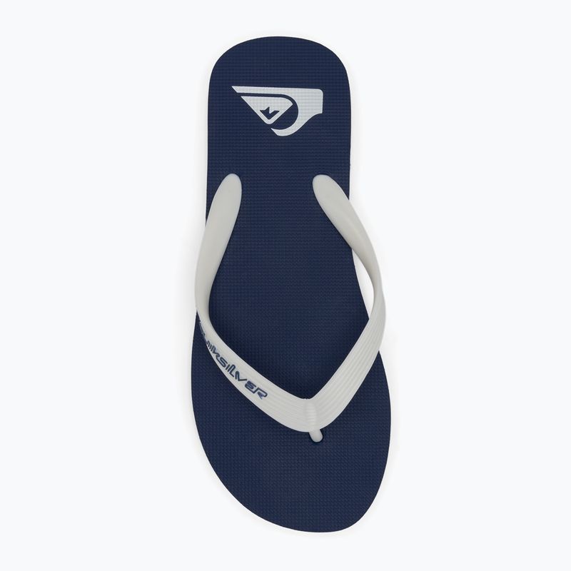 Vyriškos šlepetės per pirštą Quiksilver Molokai indigo 5