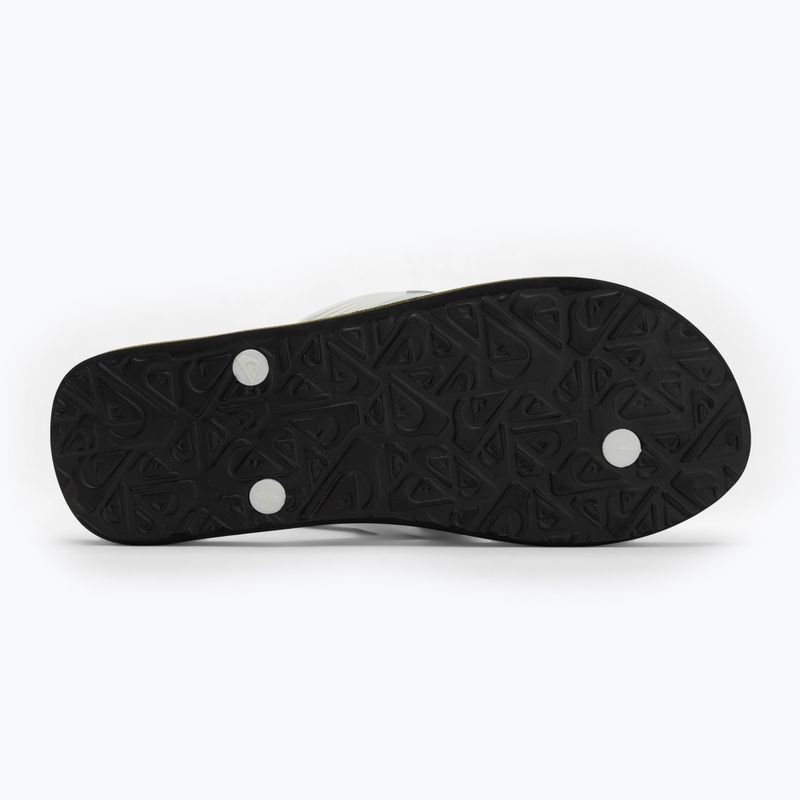 Vyriškos šlepetės per pirštą Quiksilver Molokai black rasta 4