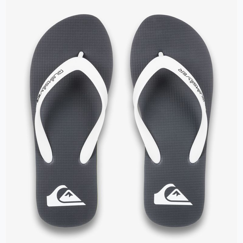 Vyriškos šlepetės per pirštą Quiksilver Molokai black rasta 2