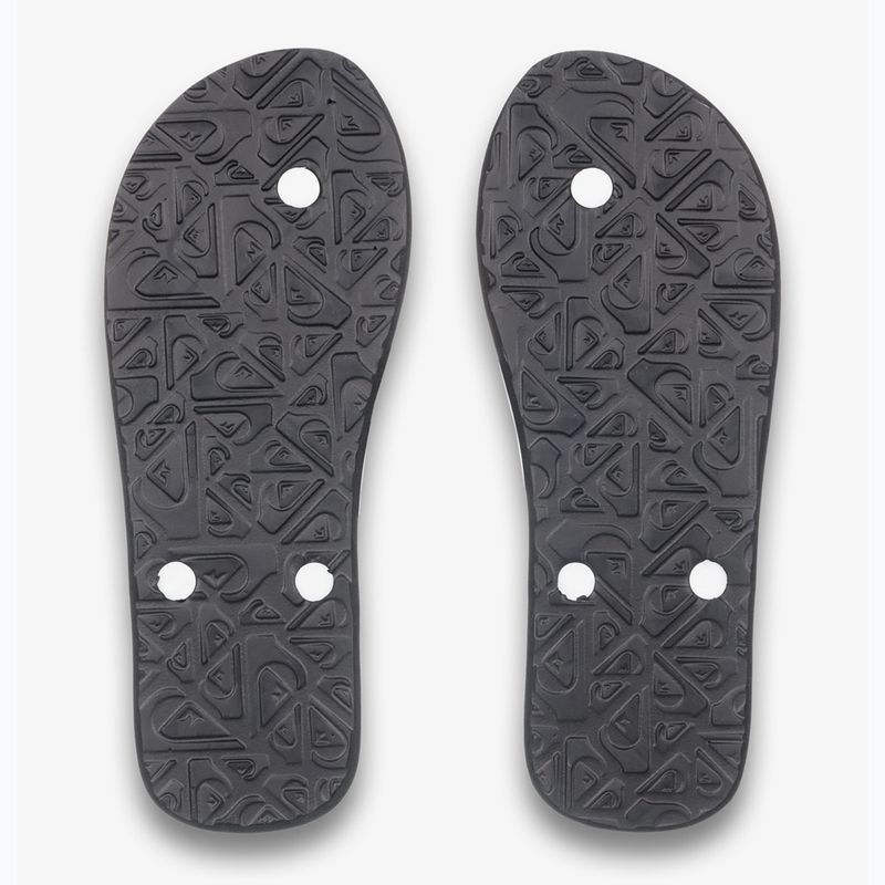 Vyriškos šlepetės per pirštą Quiksilver Molokai black rasta 3