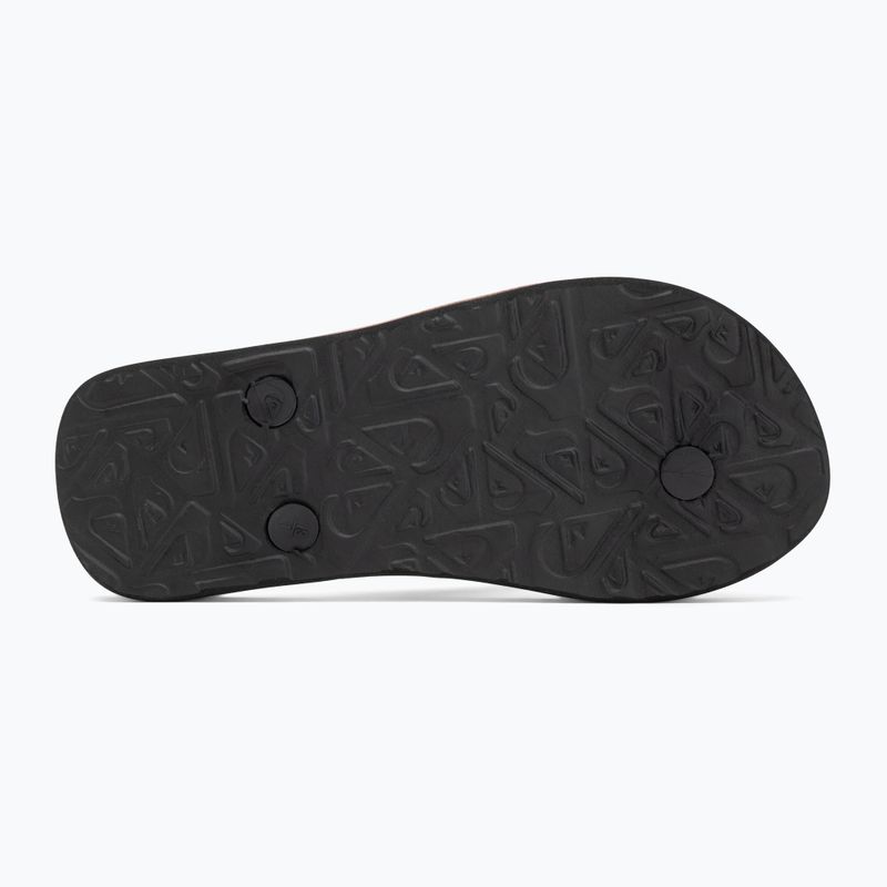Vaikiškos šlepetės per pirštą Quiksilver Molokai Art 25 Youth fiery coral wordblock 4