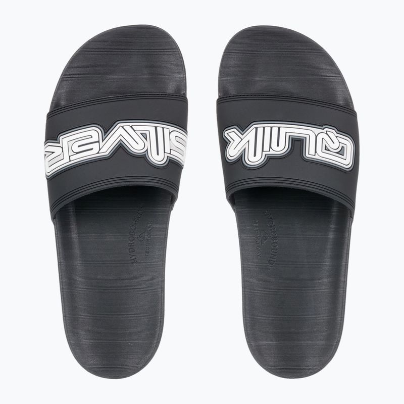 Quiksilver vyriškos Rivi Wordmark Slide II šlepetės black 5 2