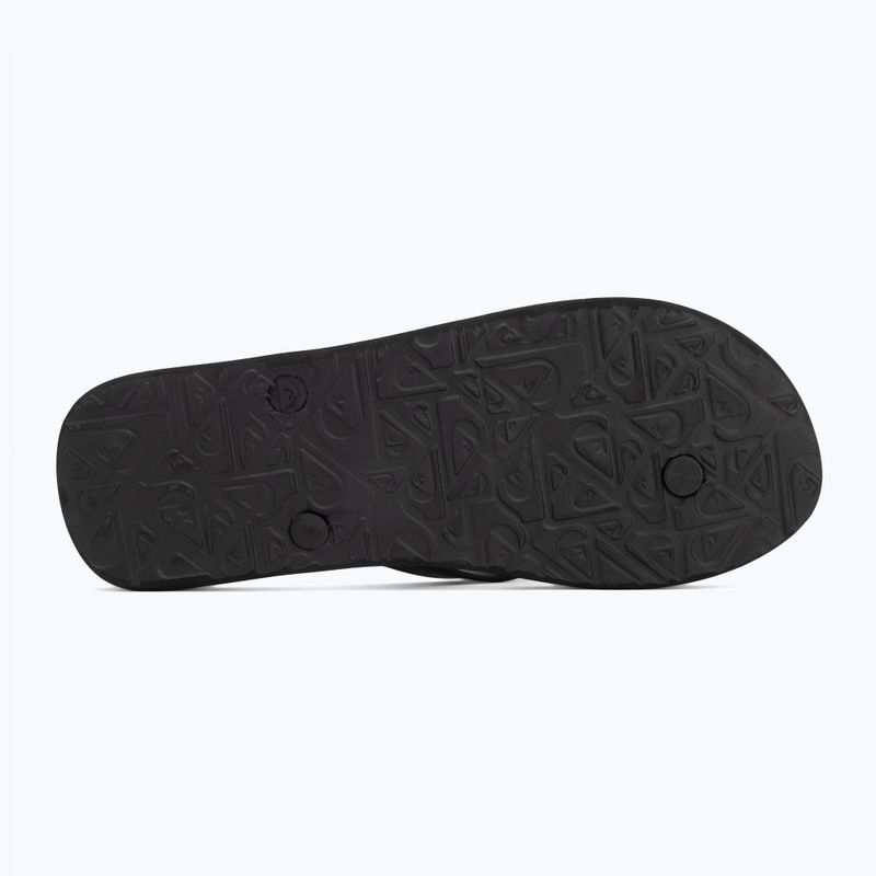 Vyriškos šlepetės per pirštą Quiksilver Molokai Art 25 black naturama 4