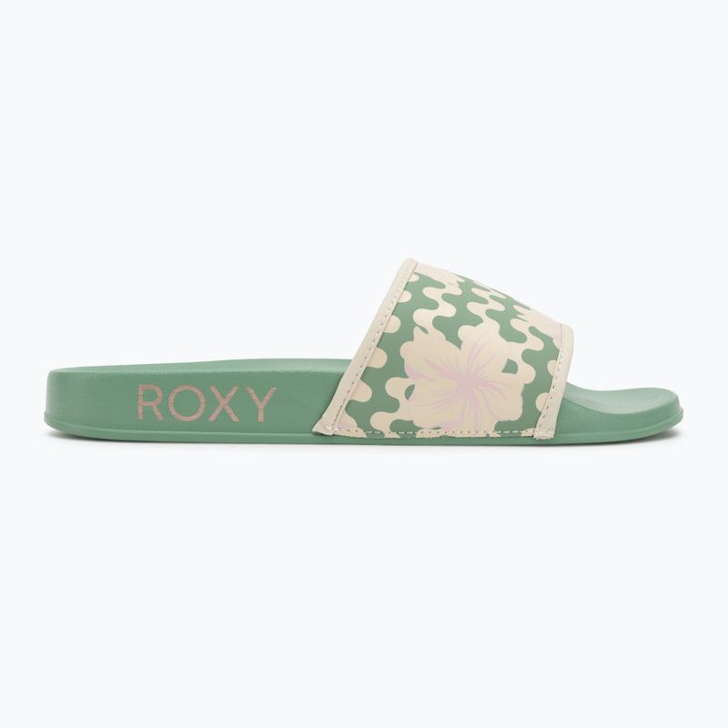 Moteriškos šlepetės ROXY Slippy IV sage 2