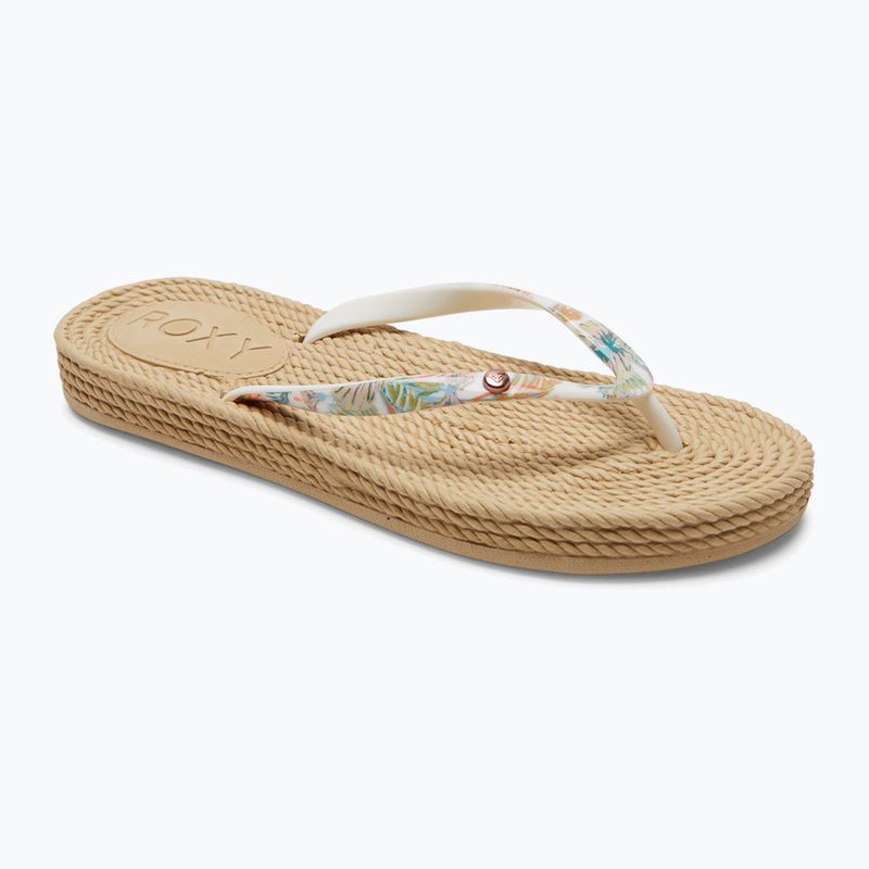 Moteriškos šlepetės per pirštą ROXY South Beach III black print