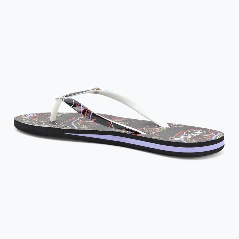 Moteriškos šlepetės per pirštą ROXY Portofino III dc black multi camo 3