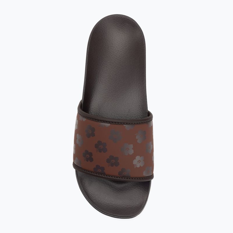 Moteriškos šlepetės ROXY Slippy IV brown combo 5