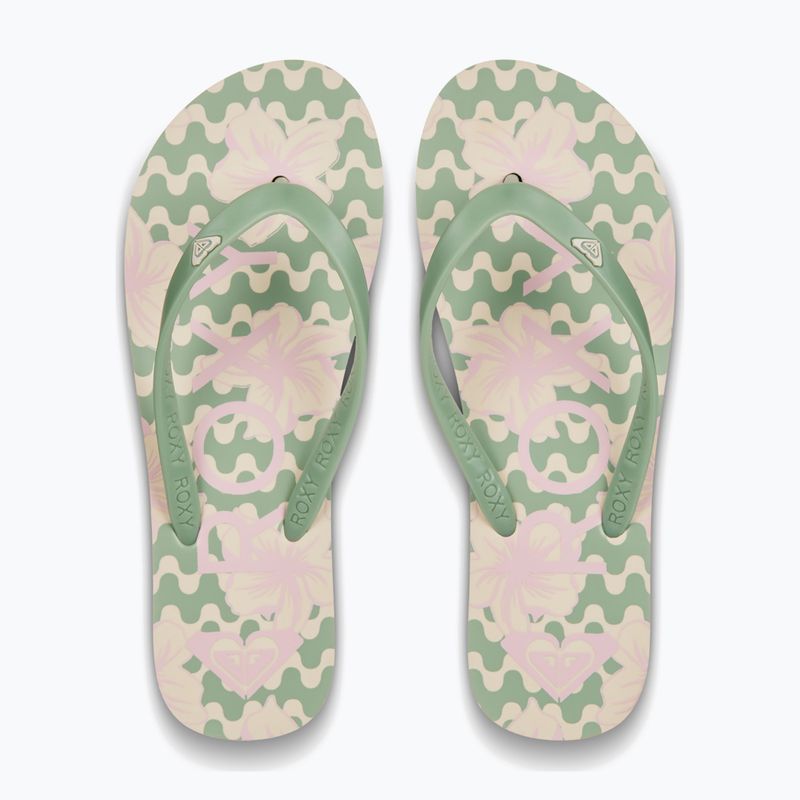 ROXY Tahiti VII green/pink moteriškos basutės 2