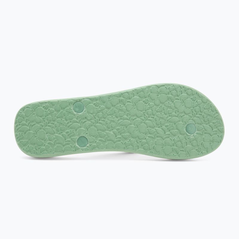 Moteriškos šlepetės per pirštą ROXY Tahiti VII green/pink 4