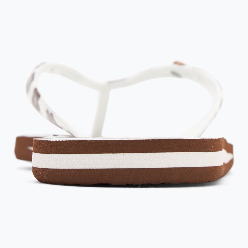 Moteriškos šlepetės per pirštą ROXY Portofino III dc light brown/white 6