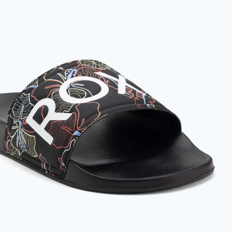 Moteriškos šlepetės ROXY Slippy II black multi camo 7