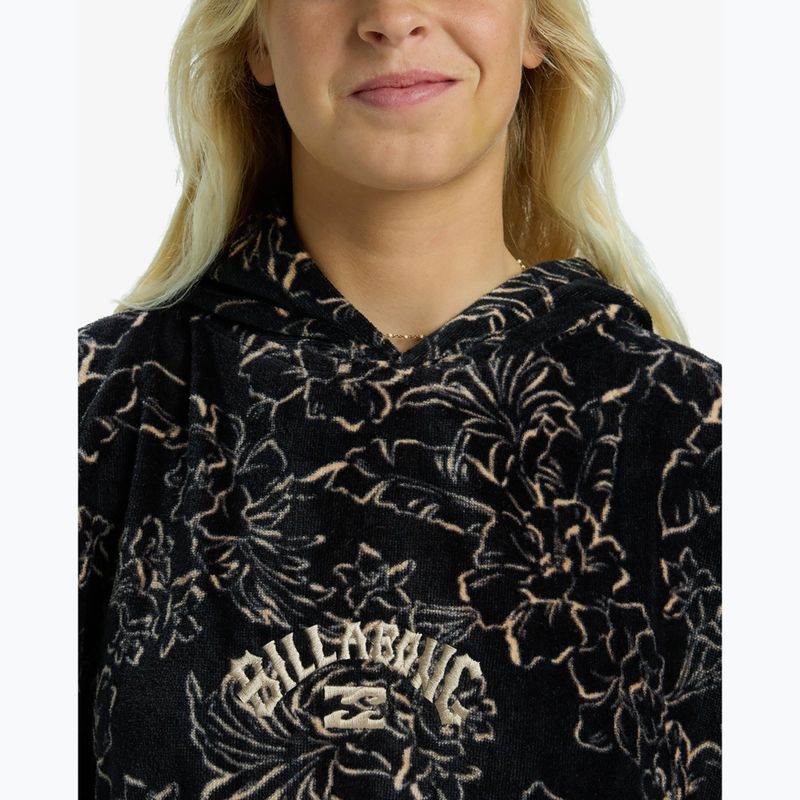 Moteriškas maudymosi pončas Billabong Hooded Towel black pebble 4