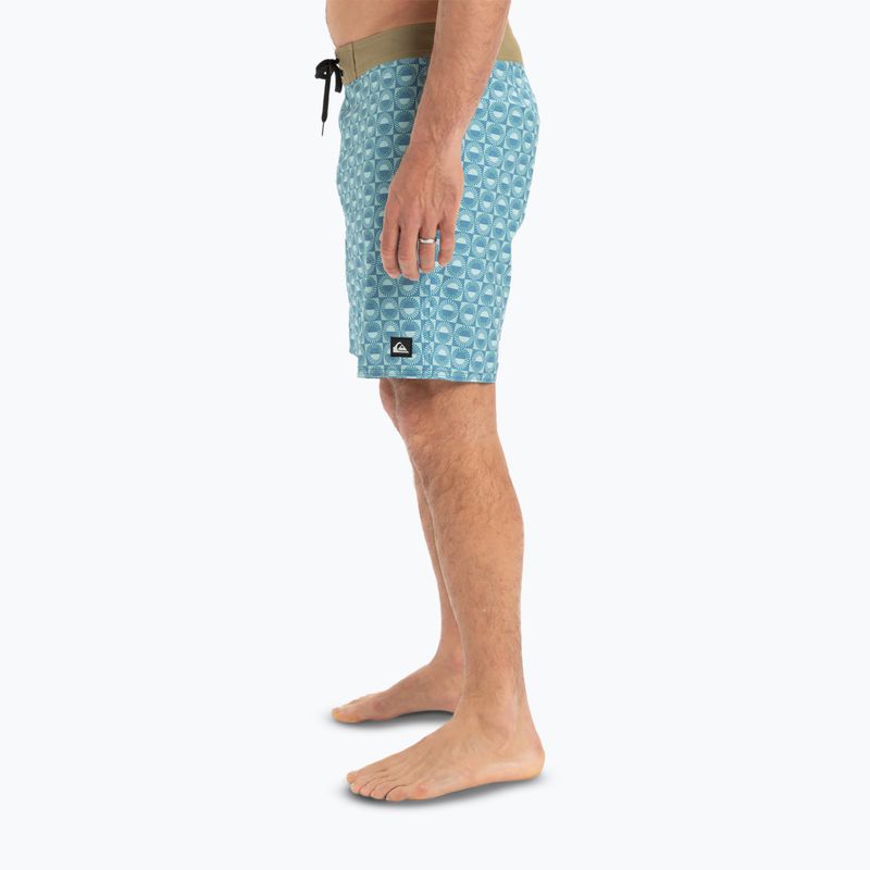 Vyriški maudymosi šortai Quiksilver Surfsilk Straight Leg 18" florever aquifer 6