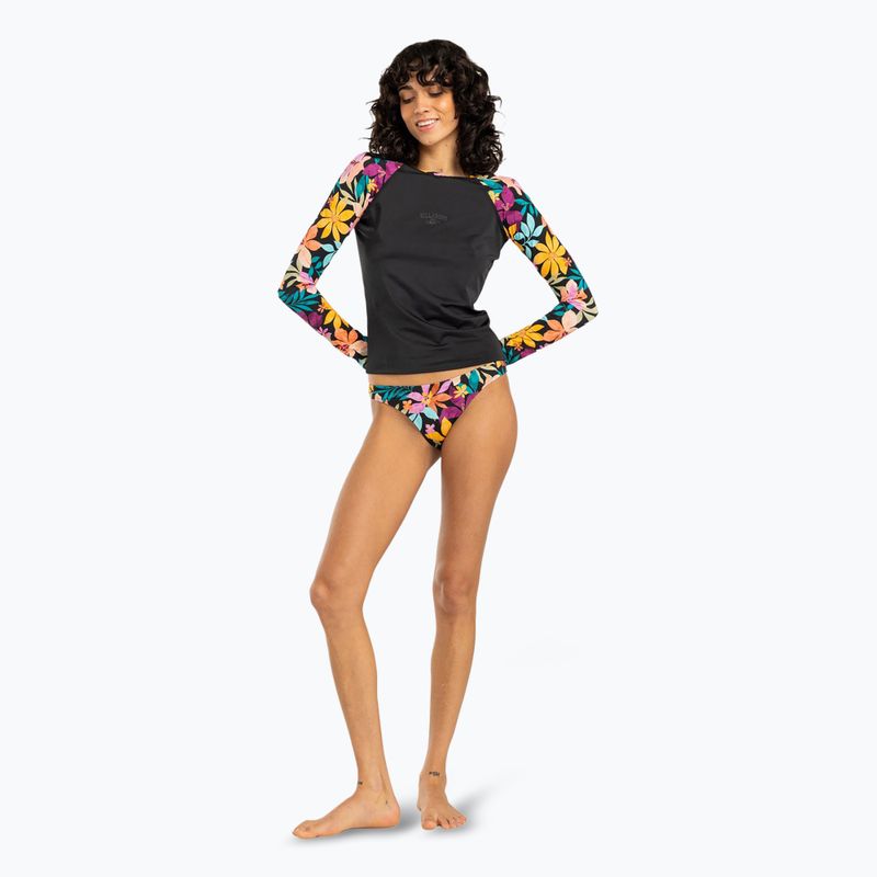 Moteriški plaukimo marškinėliai ilgomis rankovėmis Billabong Surf Capsule night tropical 2