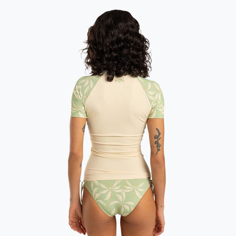 Moteriški plaukimo marškinėliai Billabong Surf Capsule whitecap 3