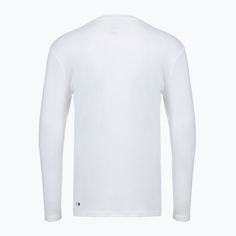 Vyriški plaukimo marškinėliai ilgomis rankovėmis Quiksilver DNA Bubble Logo white 2