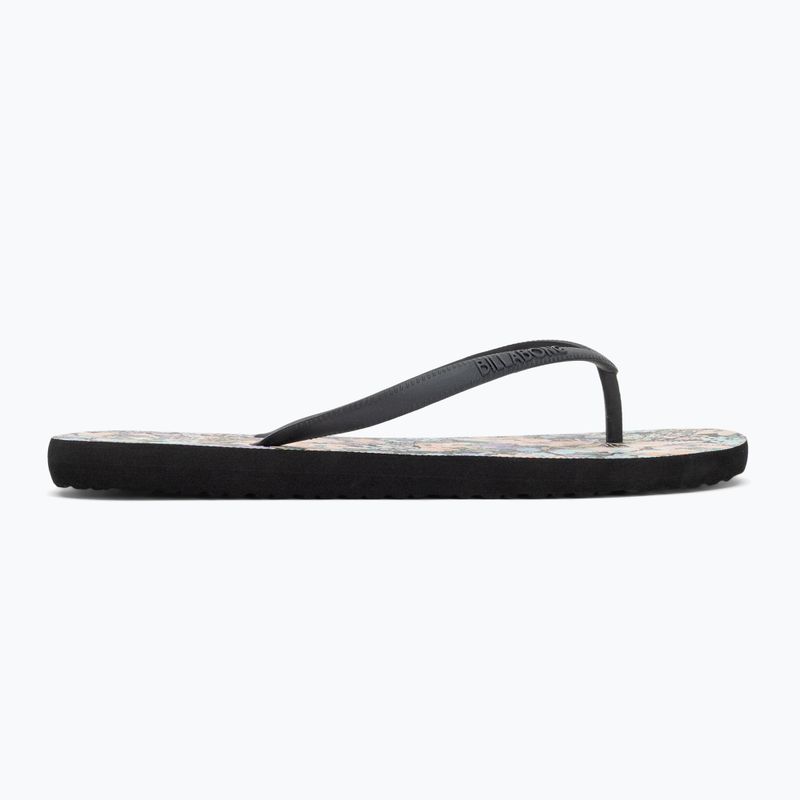 Moteriškos šlepetės per pirštą Billabong Dama black multi 2