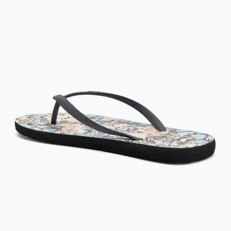 Moteriškos šlepetės per pirštą Billabong Dama black multi 3