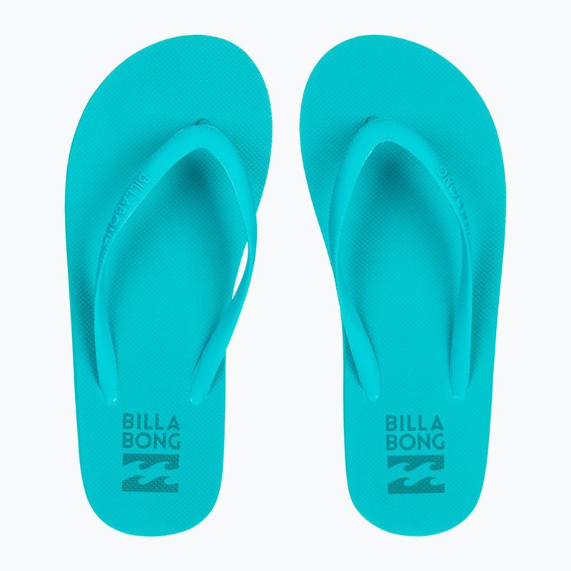 Moteriškos šlepetės per pirštą Billabong Sunlight blue lagoon 3