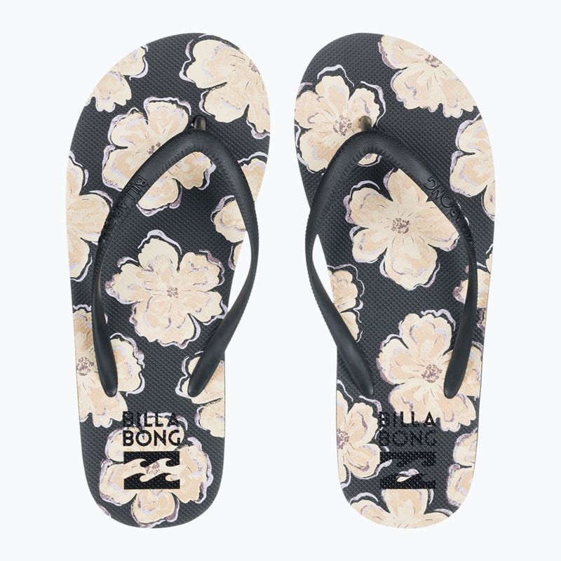 Moteriškos šlepetės per pirštą Billabong Dama black pebble 3