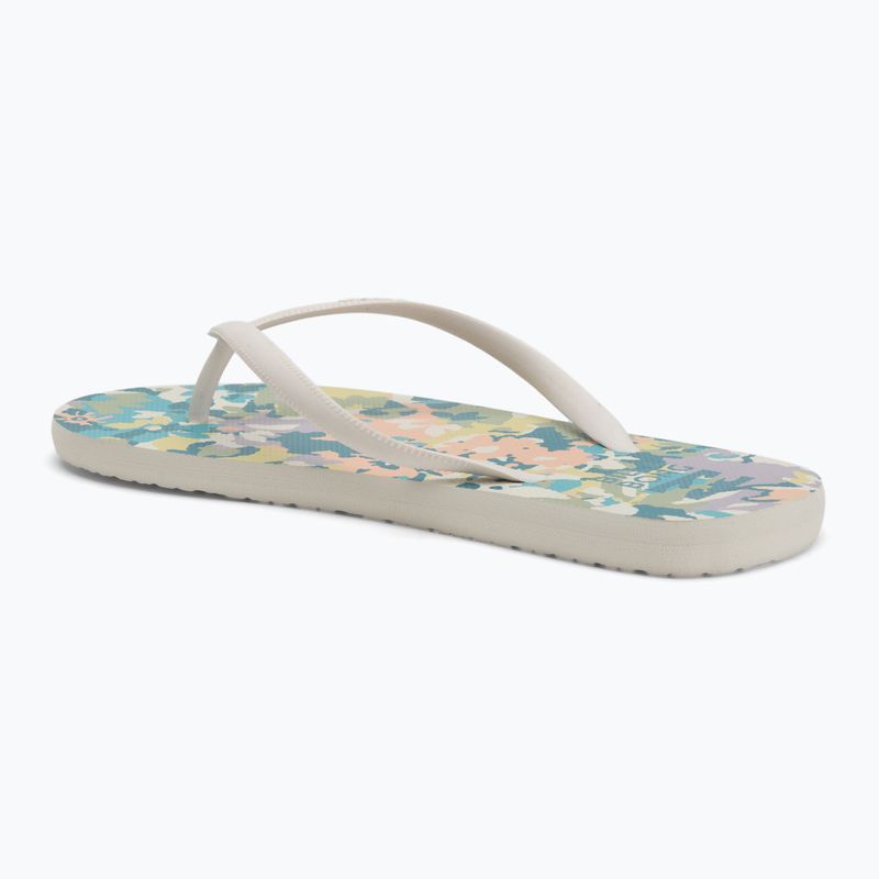 Moteriškos šlepetės per pirštą Billabong Dama flowers 3