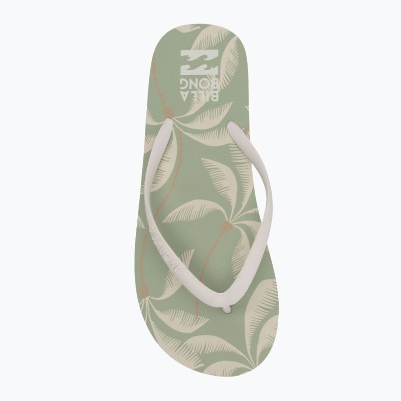 Moteriškos šlepetės per pirštą Billabong Dama pistachio 5