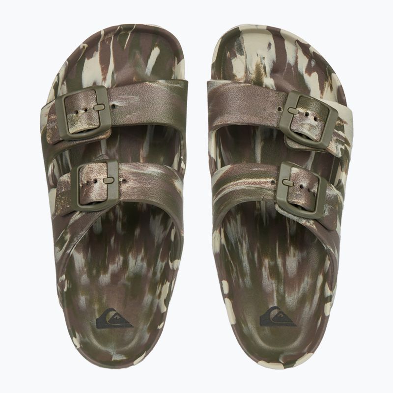 Vaikiškos šlepetės Quiksilver Embark RF green 1 2