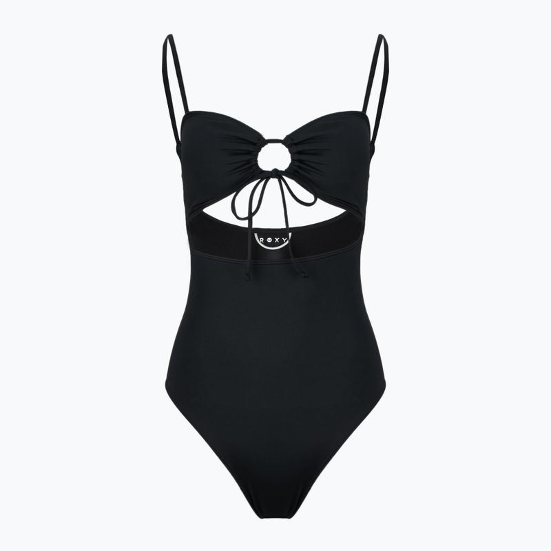 Moteriškas vientisas maudymosi kostiumėlis ROXY Beach Classics Fashion anthracite