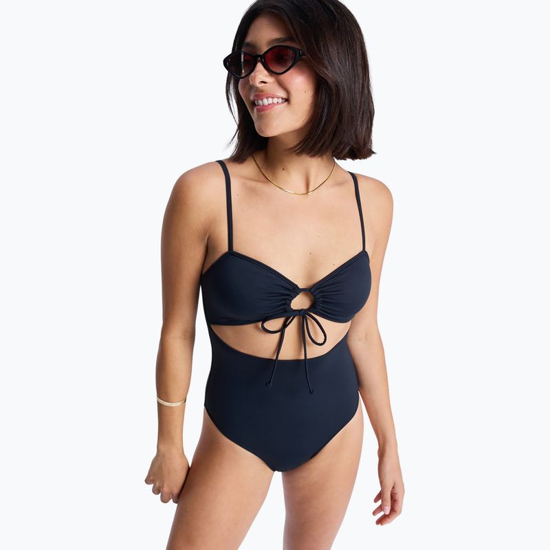 Moteriškas vientisas maudymosi kostiumėlis ROXY Beach Classics Fashion anthracite 4