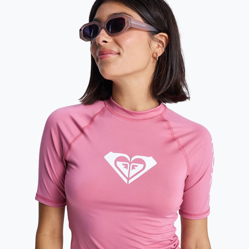 Moteriški plaukimo marškinėliai ROXY Whole Hearted heather rose 5