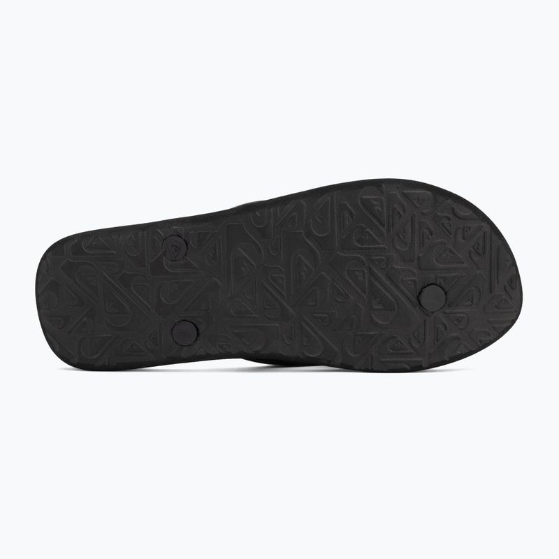 Vyriškos šlepetės per pirštą Quiksilver Java Art black 1 4