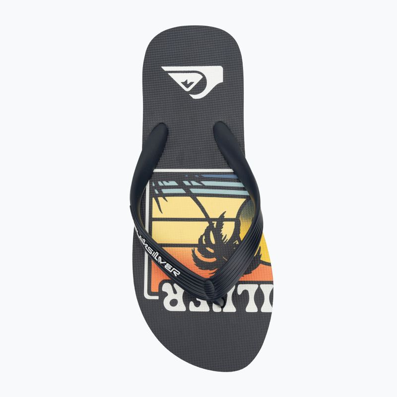 Vyriškos šlepetės per pirštą Quiksilver Java Art blue 5 5