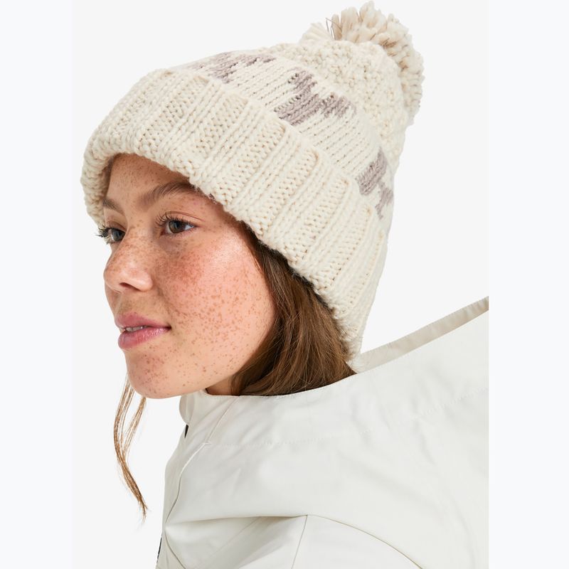 Moteriška žieminė kepurė ROXY Tonic Beanie whisper white 5