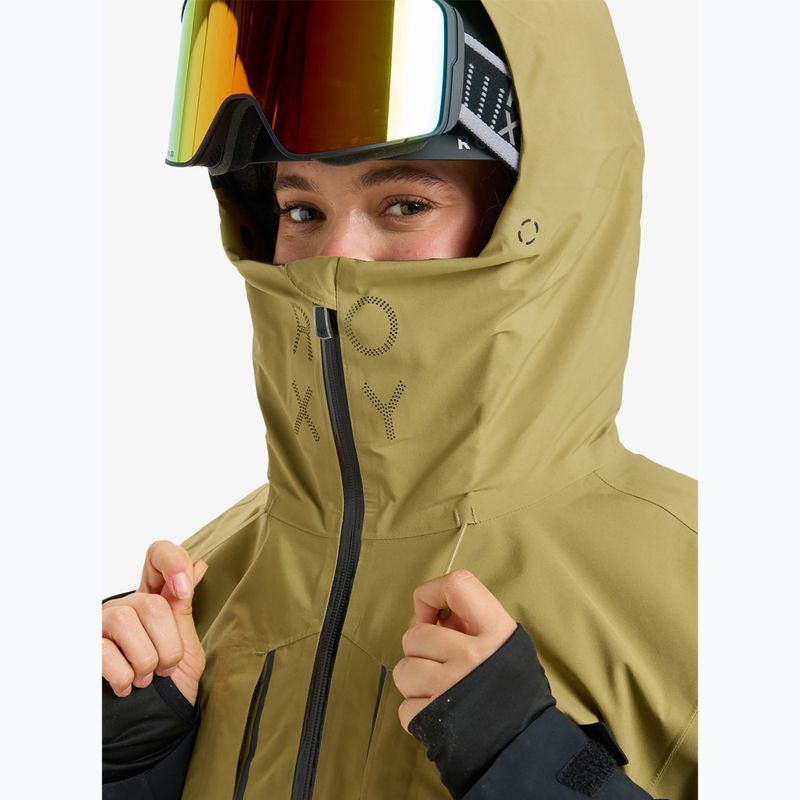Moteriška snieglenčių striukė ROXY Gore-Tex Stretch Purelines fennel seed 5