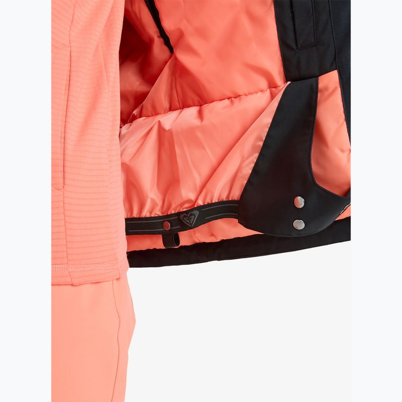 Moteriška snieglenčių striukė ROXY Free Jet true black/big flower 14