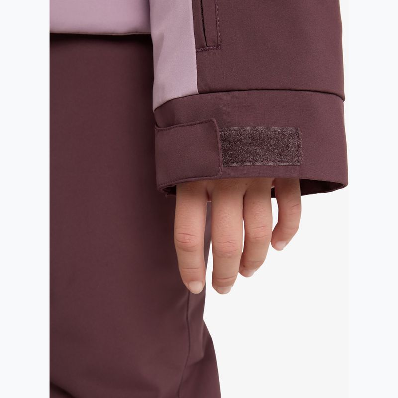 Vaikiška snieglenčių striukė ROXY Free Jet Block discreet mauve 10