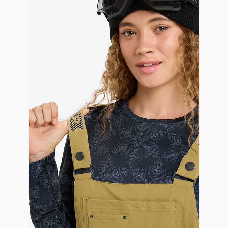 Moteriškos snieglenčių kelnės ROXY Rideout Bib fennel seed 5