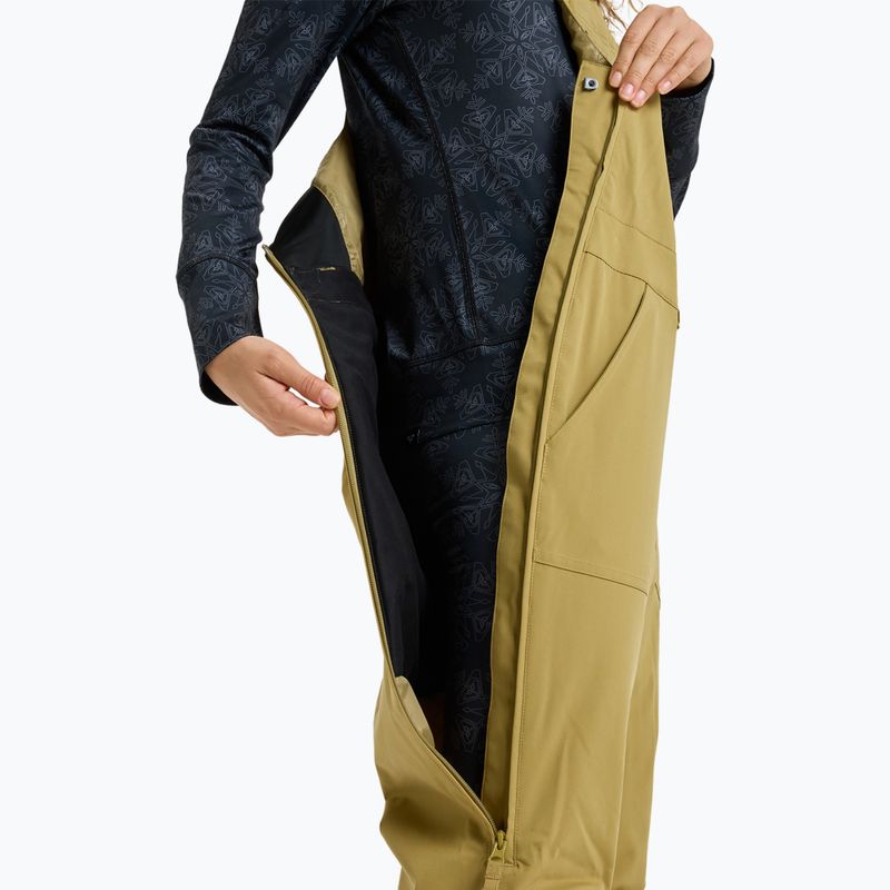 Moteriškos snieglenčių kelnės ROXY Rideout Bib fennel seed 9