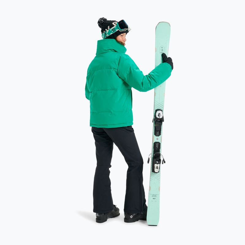 Moteriška snieglenčių striukė ROXY Snow Winter Rebel vivid green 3
