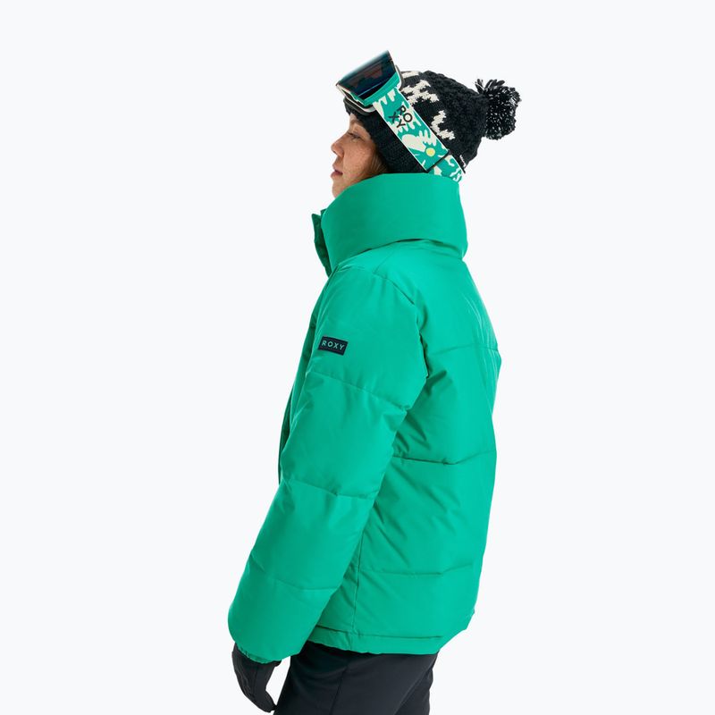 Moteriška snieglenčių striukė ROXY Snow Winter Rebel vivid green 5
