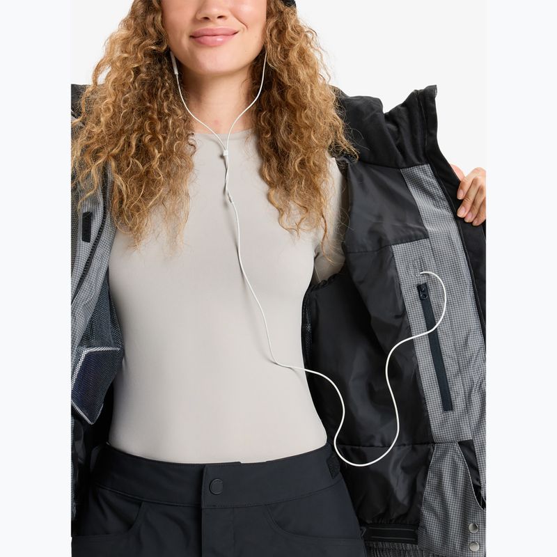 Moteriška snieglenčių striukė ROXY Snow Shimmer true black 11