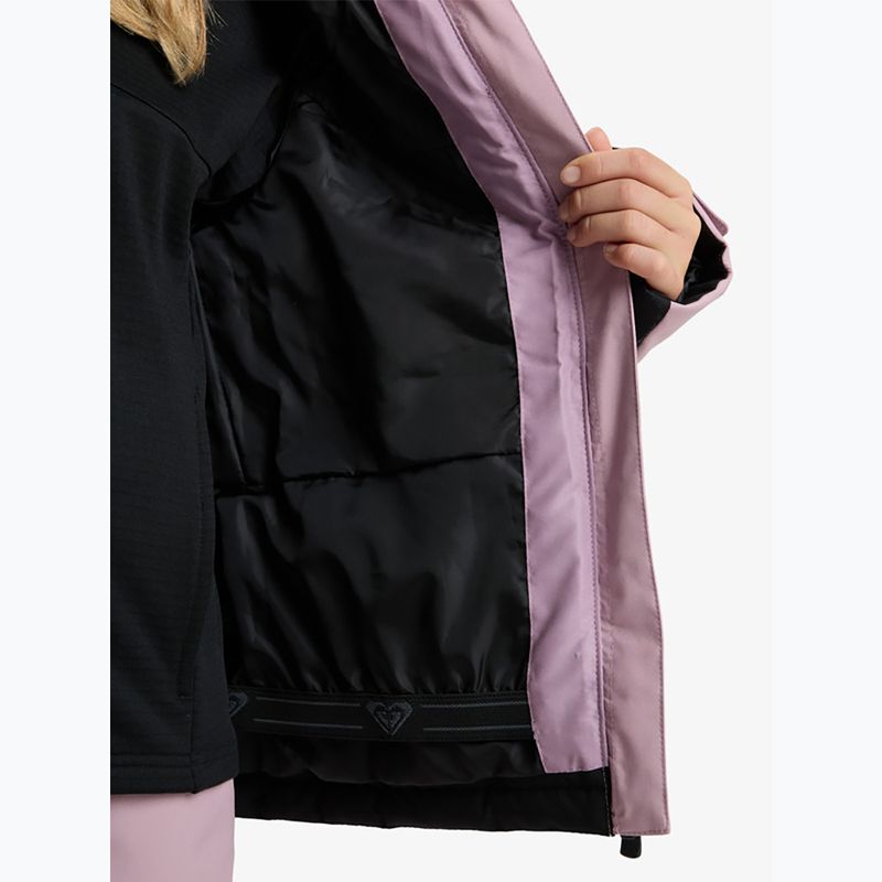 Vaikiška snieglenčių striukė ROXY Snowsylva true black 8