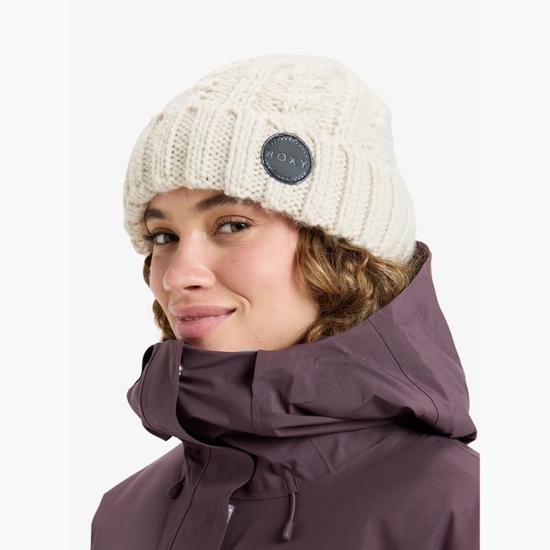 moteriška žieminė kepurė ROXY Tram Beanie whisper white 5
