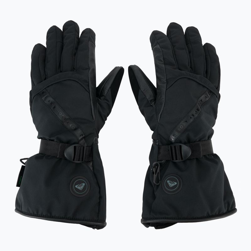 Moteriškos snieglenčių pirštinės Roxy Sierra Warmlink true black 2